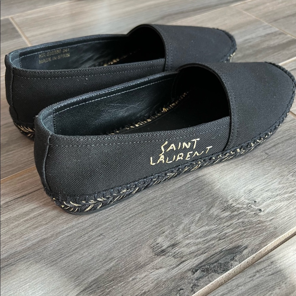 Saint Laurent Embroidered Espadrilles